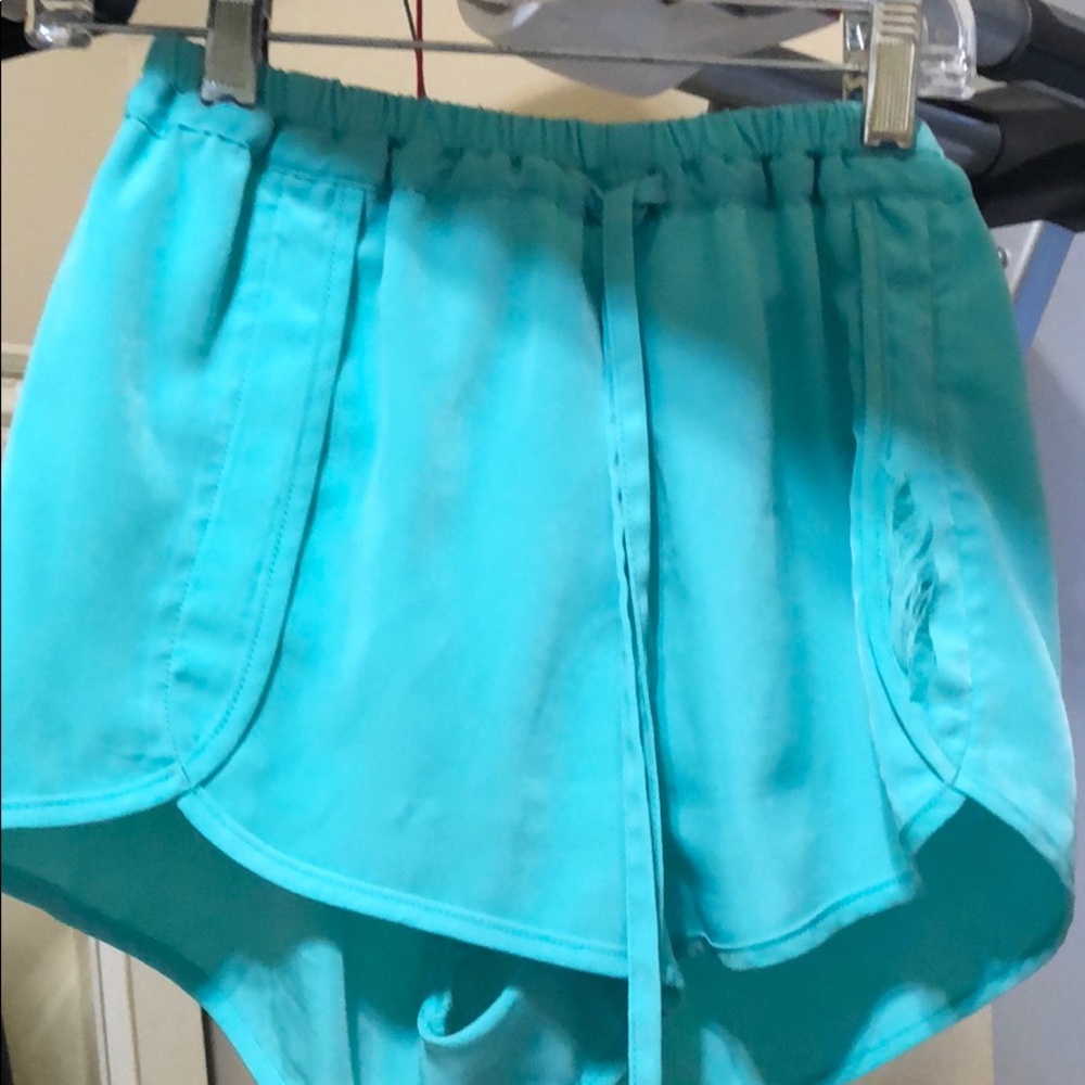 Turquoise shorts